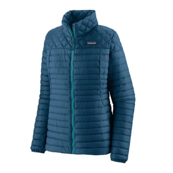Patagonia Women's AlpLight Down Jacket Blue Lagom Quilted Diamond Packable